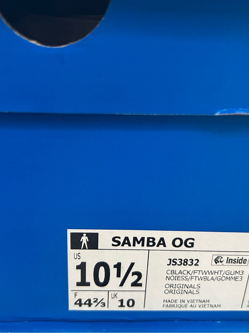 New Adidas Samba OG Men’s Sneakers Core Black White Style JS3832 - Picture 15 of 16